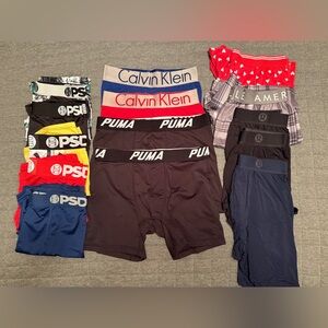 Assorted mens boxers size small
